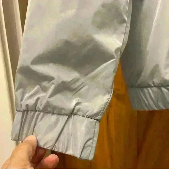 Rains Unisex Track Jacket Sky Blue Long Sleeve Zip Small NWT - Picture 3 of 10